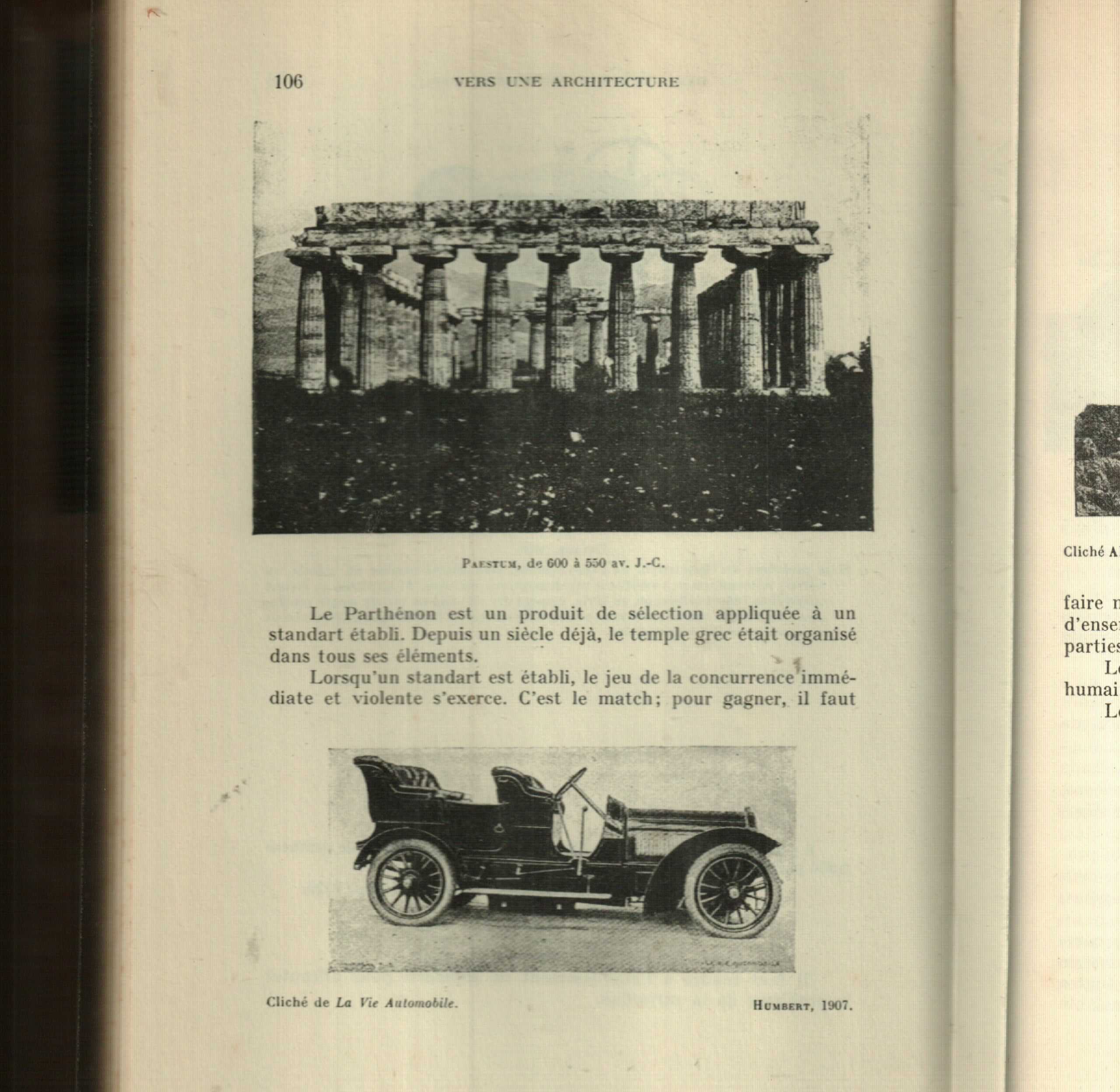 LE CORBUSIER, Vers une architecture, Editions G. Cr&egrave;s et Cie., Paris, 1923