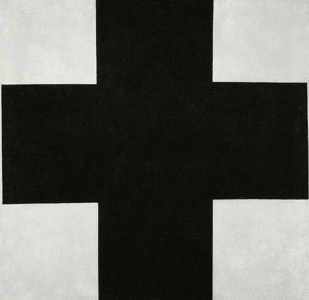 MALEVICH, Kasimir. Black Cross, &oacute;leo sobre tela/oil on canvas, 106 &times; 106.5 cm, 1923