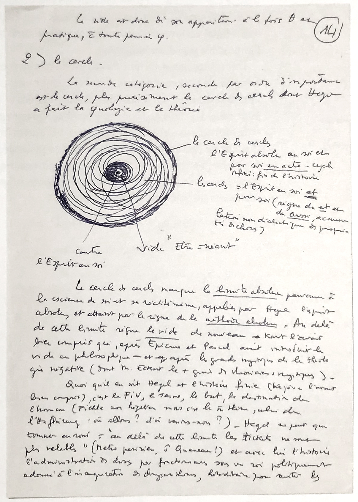 ALTHUSSER, Louis. [1986] Image from Althusser&rsquo;s unpublished text, &ldquo;Du mat&eacute;rialisme al&eacute;atoire&rdquo; in Multitudes 21, no. 2, 2005. pp. 179-94