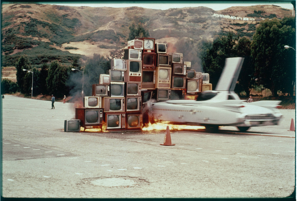 FARM, Ant. Media Burn, still from video, 1975