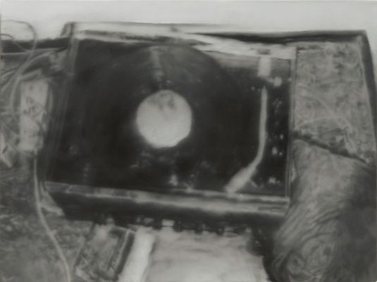 RICHTER, Gerhard. 18 October 1977, Plattenspieler, óleo sobre tela/oil on canvas, 62 x 83 cm, 1988
